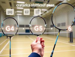 Cara Memilih Raket Badminton dengan Ukuran Grip (G4, G5, G6) yang Pas