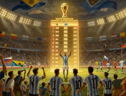 Update Klasemen Kualifikasi Piala Dunia Zona Conmebol: Argentina Memimpin